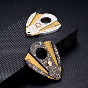 Ciga Cutter Exquisite Portable Stainless Steel Professional Ciga Cutter