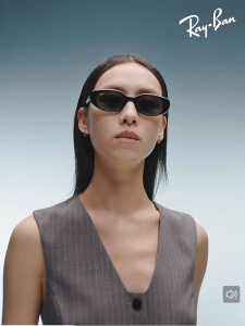 【Official Box】R&B Brand Cat eye Women Polarized Sunglasses Fashion Men Shades driving fishing beach