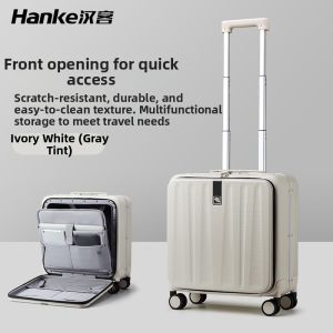 Hanke | Aluminum Frame Side Opening Lightweight Travel Luggage