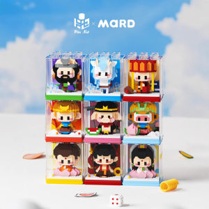 ป้องกันฝุ่น "เดินทางไปยังตะวันตก"-ตัวการ์ตูนฟิกเกอร์และบล็อกตัวต่อซุนหงอคงและ Nezha ของขวัญและของเล่นสำหรับเด็กชายและเด็กหญิง