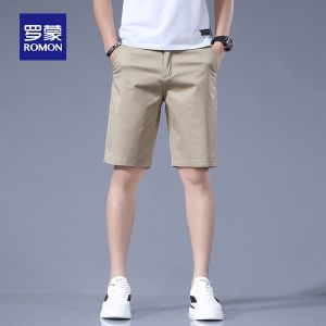 ROMON | Summer Lightweight Loose Straight Ice Silk Sport Casual Shorts