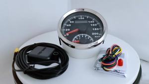 Rhaxel 85mm GPS Speedometer 0-200km/h With 0-8000RPM Tachometer With Backlight 12Volt for Cars Trucks Motorcycle Racing