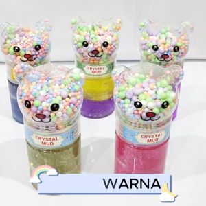 Satu Keluarga Mainan Anak Slime Karakter Lucu 2 Warna Gradasi M336