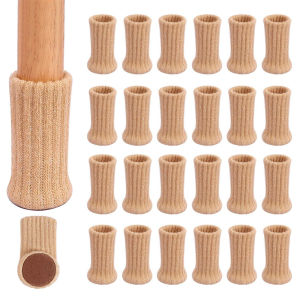 24PCS Chair Leg Socks High Elastic Chair Leg Floor Protectors with Anti-Slip Pads Thick Chair Leg Caps Furniture Pads Covers Set