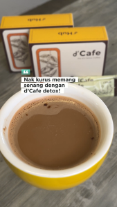 DCAFE COFFEE 排毒咖啡 便秘 燃脂瘦身 All day burning coffee Detox Slimming coffee Kurus Badan Slimming Kopi