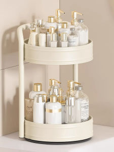 Rotate Cosmetic Shelf Countertop Desktop Bathroom Table Bathroom Corner Supplies Storage Box Shelf