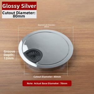 MUHUALAN | Aluminum Home Use Round Cable Organizer Grommet
