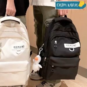 Balo học sinh sinh viên nữ đi học đi chơi basic trắng đen xinh xắn cute phong cách thời trang hàn quốc ulzzang CX39