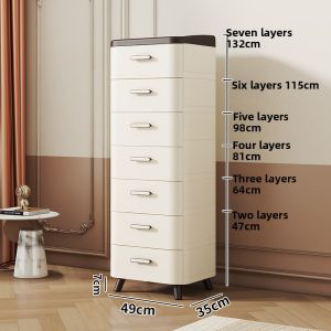 Bedroom Kitchen Multi-use Drawer-style Storage Cabinet