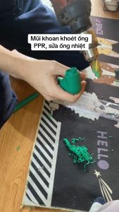 Bộ Mũi khoan XOẮN/3 CẠNH sửa ống nước PPR ống nhiệt bị gãy dùng cho ống đường kính 20mm 25mm 32mm