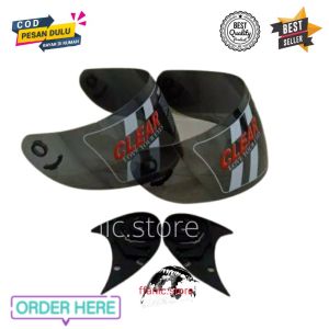 kaca helm/ visor helm full face BMC BLADE 200 start MDS sparta TRX standar Honda