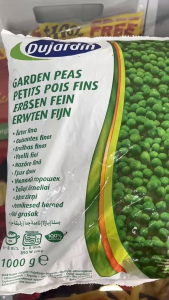 Hỏa tốc HCM  Date 02/28  Đậu Hà Lan Đông Lạnh Dujardin - Garden Peas 1000g