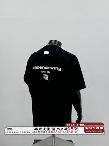 เสื้อยืดคอกลมแขนสั้นผ้าฝ้ายแท้สำหรับผู้ชาย สไตล์อเมริกัน แฟชั่นฤดูร้อน เสื้อยืดคอกลมลายพิมพ์ทั่วไป สีดำ ลำลอง ใส่ได้หลากหลาย