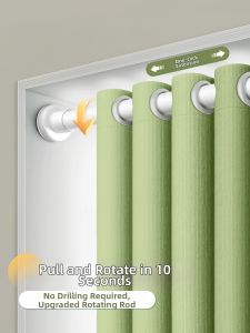 WEILAISHI | Elegant Sun-blocking Blackout Bedroom Curtains Easy Installation