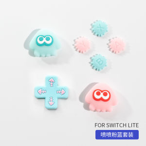 Jet Warrior 3 Nintendo Switch Lite Special Button Sticker SPRA Cross Silicone Protective Cover