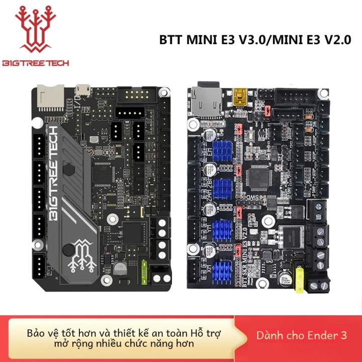 BIGTREETECH SKR MINI E3 V3.0 3D Máy In Bo Mạch Chủ TMC2209 Nâng Cấp Cho ...