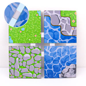 Colorful magnetic baseboard floor refill DIY magnetic world building scene toy the perfect Christmas gift for enthusiasts