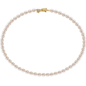 NANZHUGONG | Meteor-Shaped Freshwater Pearl Necklace