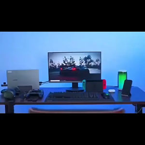 360-Degree Rotating Clamp Headphone Stand Under Desk Stand Clamp Removable Punch-free Desk Clip Hook