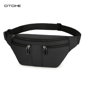 OTOHE Men Women Waist Bag Multiple Compartments Large Capacity Shoulder Bag Waterproof Outdoor Fitness Running Sports Chest Bags Fashionable Casual Phone Cross body Bag