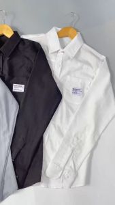 Áo sơ mi nam dài tay vải đũi CAO CẤP thêu họa tiết đẹp mẫu mới nhiều màu giá rẻ DVFASHION