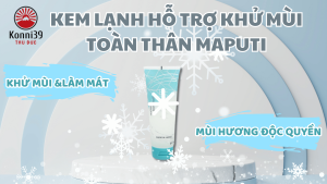 KEM LẠNH HỖ TRỢ KHỬ MÙI TOÀN THÂN MAPUTI (TUÝP 120GR)