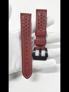 Vintage Racing Leather Watch Strap 18mm20mm22mm24mm26mm for Panerai Bracelet Black Brown Universal Porous Men Women Watches Band