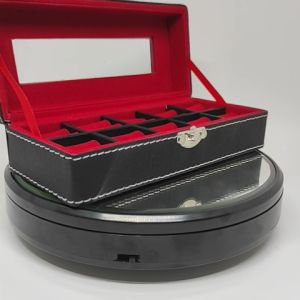 Kotak Batu Akik Box Cincin Batu Akik Kaca Jahit - Isi 10 Petak