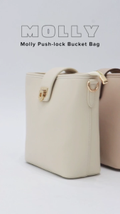 RACHEL SMITH Molly Push-Lock Bucket Bag