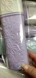 1 Pcs Household Pure Color Carved Toothpaste Box Portable Toothbrush Holder Clean Box Travel Case Bathroom Accessories