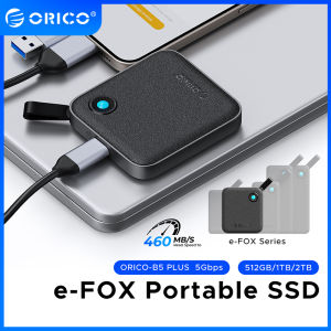 ORICO E-FOX 500MB/S Extreme SSD Portable SSD External Solid State Drives 128GB 256GB 1TB 2TB 4TB 3D NAND for Laptop/Desktop
