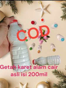 Getah karet alam cair asli murni isi 200mil