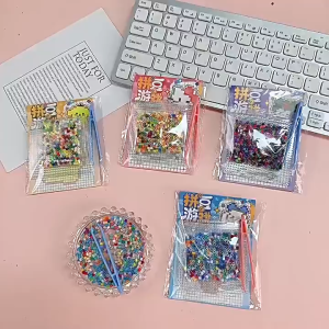 Kids Educational DIY Craft Set - Colorful Fuse Beads Mosaic Puzzle Art & Creativity Toy