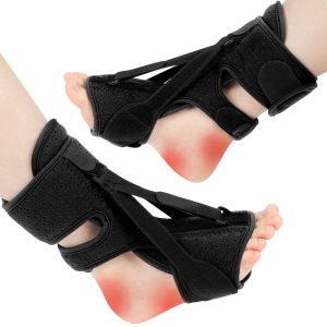 Plantar Fasciitis Night Splint Adjustable Elastic Foot Drop Orthotic Brace Dorsal Ankle Support