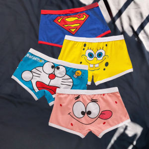 Funny Totoro cartoon Mens Underwear Boxers Cotton Underpants Men Panties Shorts Comfortable Plus Size Mens Shorts