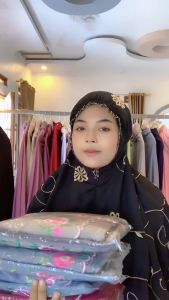 Mukena Dewasa Katun Premium Gracela Pull Bordirr Exclusive Free Tas+ Tasbih