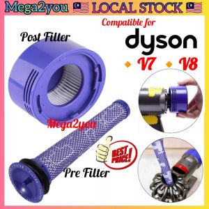 🔥LOCAL SELLER🔥 Replacement for Dyson Vacuum Cleaner Filter Hepa Filter Compatible Dyson Pre Filter & Post Filter for Dyson V7 V8 Vacum Vakum Filter Spare Part Accessories
