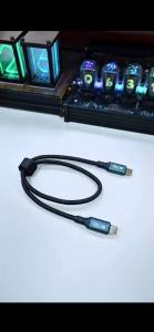 Type C to Type C PD100W Fast Charging Cable USB 3.2 20Gbps ThunderBolt 3 8K 3m Extend Data Cord For iPhone 15 Pro Max MacBook