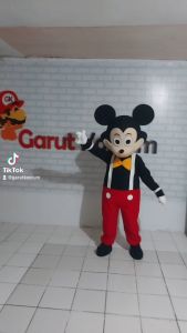 Kostum maskot badut mickey mouse setelan dewasa lucu karnaval