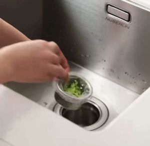 100pcs Sink Filter Net Kitchen Sewer Drain Outlet Washbasin Anti-blocking Filter Bag Garbage Leakage Net Slag Net
