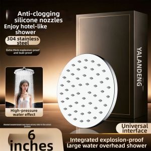 YALANDENG | Anti-Clogging 304 Stainless Steel Shower Head Set