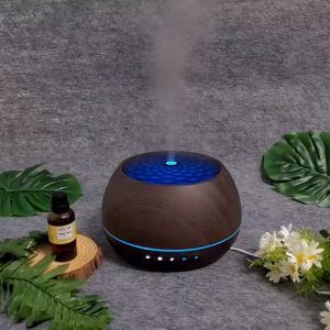 Máy xông tinh dầu tích hợp loa bluetooth nghe nhạc âm thanh ấm kết hợp đèn LED 7 màu - khuếch tán tinh dầu phun sương tạo ẩm