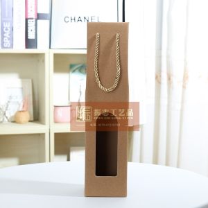 High-End Olive Oil Red Wine Packaging Box Customizable Logo Printing Brown Kraft Paper Box Luxury Gift Box Direct Sale