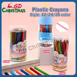 Safe Non-Toxic Crayons: 12/24/36 Colors Crayon Set for Kids