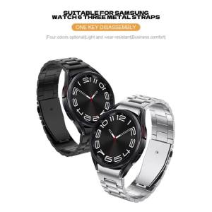 Titanium Stainless Steel Strap for Samsung Galaxy Watch 7 40/44mm 6Classic 47mm Band for Galaxy Watch 7 6 5 4 No Gaps Wristband