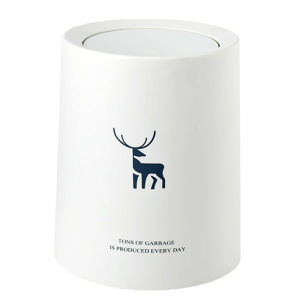 MAIENS | Creative Fashionable Lightweight Luxury Small Trash Bin With Lid