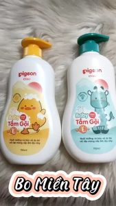 Sữa tắm gội PIGEON 2in1 an toàn thơm dịu nhẹ an toàn cho da bé 700ml