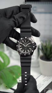 Jam Tangan Pria Alexandre Christie Sport AC 6541 MERIPBA Black Dial Black Rubber Strap