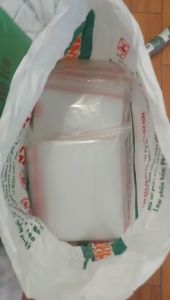 1KG 15cmx25cm - Túi zip viền đỏ (zipper) bịch ship bịch đựng đồ zipper size 15x25cm