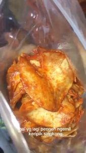 KERIPIK SINGKONG BALADO LENGKET BAL ISI 3.5 KG / SINGKONG RUJAK